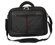 Bipra 15.6 inch Laptop Bag with Shoulder Strap Black for 15.6 Inch Laptops (Black/Red)