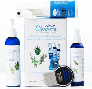Hair Cleaners Lice Treatment Kit, Lice Removal Kit, Lice and Nit Treatment for Daily Use, Lice Treatment for Kids and Adults with Lice Comb, Combing Cream (Shampoo) and Repellent Spray 20.5 fl oz
