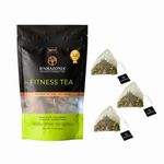 D’Amazonia Fitness Tea | Award Winner | 100% Natural Herbal | 12 Powerful Ingredients Including Green Tea, Yerba Mate, Peppermint | Pack of 20 Tea Bags | Slim, Slimming Tea