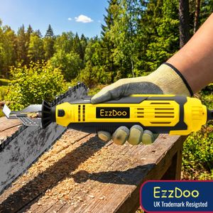 EzzDoo Electric Chainsaw Sharpener Kit – Portable Sharpening Tool