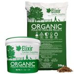 Elixir Gardens Poultry Chicken Pellets Manure For Garden Organic Farmyard Fertiliser Pelleted For Slow Release | Easy To Use No Mess | 5kg Tub | Treats up to 125sqm