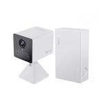 EZVIZ 2K 4G LTE Mini Battery Camera Indoor Wireless, 512GB Support, AOV Mode 24/7, No Subscription Fee, App Control, No WiFi, 2.4GHz, AI Human Detection, Night Vision, Google Alexa (CB2 4G+Power Bank)