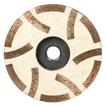 Mostartools 4 Inch Dry/Wet Flat Diamond Resin Filled Grinding Wheel Cup Wheel for Granite and Engineered Stone (Fine)