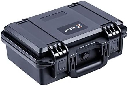 Lykus HC-3010 Waterproof Hard Case with Customizable Foam Insert, Interior Size 30x20x12cm, Suitable for Pistol, Small Drone, Camcorder, Action Camera, and Others