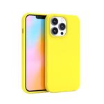 FELONY CASE - iPhone 14 Pro Case - Stylish Neon Yellow Silicone Phone Cover - Wireless Charging Compatible, 360° Shockproof Protective Cases for Apple iPhone 14 Pro