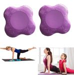 ShoppingMart 2PCS Yoga Knee Pad, Non-slip Yoga Mats for Women Kneeling Support for Yoga Comfortable & Lightweight Yoga Knee Pads Cushion for Knees, Hands, Wrists, and Elbows (Purple)