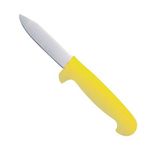 Ever Blade Professional Chef 3.25" & 4" Paring Knife Colour Coded (Yellow, 3.25" (85mm)),7806-85/YEL