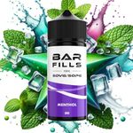 Bar Fills E Liquid Vape Juice 5000 50VG 50PG Vape Liquid with Nic Salt Blend | With No Nicotine Bar Series Disposable Bar Juice Works (Menthol)