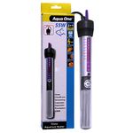 Jainsons Pet Products Aqua One High Class Glass Tube Aquarium Heater (Watt-55W, for 55 Liter)