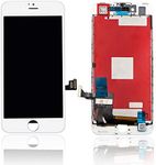 White LCD for iPhone 7 Plus Screen Replacement Kit Digitizer Touch Screen Display Assembly with 3D Touch, Repair Tools for 7 Plus 5.5 Inch