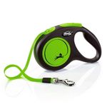 New Neon Tape Leash, Medium, 5m/16 ft, Upto 25 kg, Green