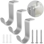 Grevosea 3 Pack Curtain Rod Bracket