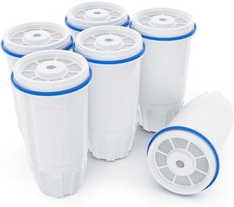Water Filter Replacement by NUTTUTO Compatible with Zero Pitcher and Dispensers, for ZR-001, ZR-017 ZP-006 ZD-013 ZS-008, Multistage Filtration System to Reduce Lead, TDS, PFOA/PFOS, Chlorine, 6 Packs