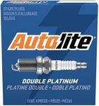 Autolite APP5683 Double Platinum Automotive Replacement Spark Plugs (4 Pack)