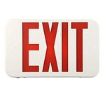 EXITLUX 1 Pack Red&Green Exit Sign with Emergency Lights - UL Certified Red Exit Sign Battery Backup and Two LED Adjustable Head, Exit Sign for Business. (Red&Green, 1 Pack)