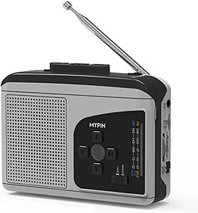 AM/FM Radio Cassette Player Converter, Voice Recorder, MYPIN Portable Walkman Cassette Player, Audio Cassette Tape to Digital MP3 Converter Player with Built-in Speaker Earphone, No Need Computer