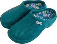 Town & Country Clogs Mens/Womens Ladies Teal Gardening Super Soft Clogs/Cloggies Lightweight Cushioned Insole. Size 5 UK