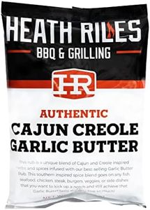 Heath Riles BBQ Rub, Cajun Creole Garlic Butter Rub Seasoning, Champion Pitmaster Recipe, Shaker Spice Mix, 2 lb./32 oz.