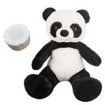 Teddy Bear with voice recorder - Length 25cm - Little Panda - Record a 60 second personal message and send in a bear