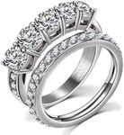 Aienid Women Promise Ring Channel S