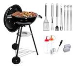 18In Kettle Charcoal Grill Set(18PC