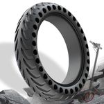 " GLDYTIMES 50/75-6.1 Scooter Tire：8.5 Inch Solid Rubber Tires Replacement for Hiboy S2 Xiaomi M365 Gotrax GXL V2 Apex XL XR Ultra isinwheel S9Pro Electric Scooter, 8 1/2 '' Tubeless Front Rear Wheel"