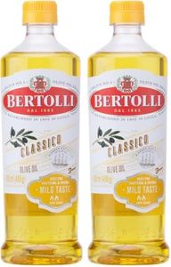 Bertolli Classico Olive Oil- Pure Olive Oil- All purpose cooking oil- Mild Taste-Grilling, Roasting-Italian Brand World no 1- From the makers of Figaro- 500ml Bottle (Pack of 2)