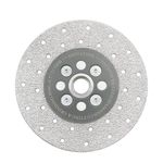 SHDIATOOL 4-1/2 Inch Diamond Cutting Grinding Disc Fits 5/8-11 Arbor for Marble Ceramic Double Sided Vacuum Brazed Fast Cutting Shaping Grinding Wheel