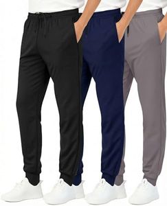 3 Pack Boys Tricot Sweatpants Joggers Kids Boy Jogger Sweatpant Pant Track Pants Athletic Workout Gym Apparel Training Fleece Tapered Slim Fit Tiro Soccer Casual Clothing,Set 4,L (14/16)