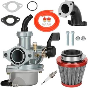 YOXUFA PZ22 Carburetor 22mm Carb Air Filter Kit for Coolster TaoTao Apollo SSR 125cc 110cc Pit Dirt Bike ATV XR CRF50 TaoTao DB14 rfz blazer Pitster Pro 4 Stroke Engine Chinese 4 Wheeler Quad Parts