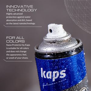 KAPS Nano Protector Spray – Water & Stain Repellent for Shoes & Bags