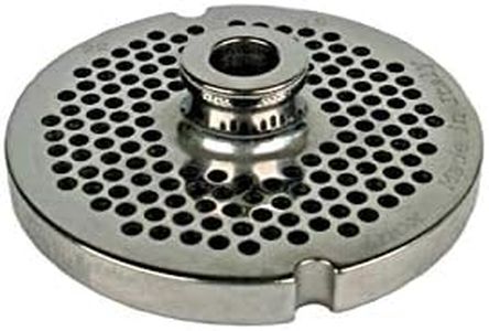 Tredoni No.22 Meat Grinder/Mincer Hub-Plate, Holes Ø 3.5mm - 3.2" Professional Hard-Wearing Stainless Steel Disc/Plate (No.22 - Holes Ø 3.5 mm)