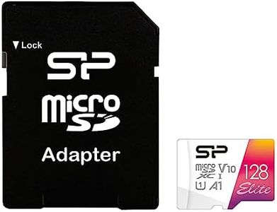 128GB Silicon Power Elite microSDXC CL10 UHS-1 100MB/sec Colorful Memory Card with Adapter