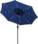 Blissun 9 ft Solar Umbrella 32 LED 