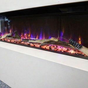 Ezee 60" Electric Fireplace – Wall Mounted LED Heater