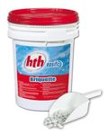 25KG HTH Easiflo Dry Calcium Hypochlorite Briquettes Pool Spa Chlorine Shock Treatment Sanitiser Disinfectant