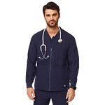 FIGS Zapote Scrub Jacket for Men — Navy, XS