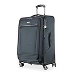 Ricardo Beverly Hills Avalon Softside Medium Check-In Luggage Made with Sustainable 100% Recycled PET (rPET), Lightweight, Eco-Friendly Travel, Expandable, Dual Spinner Wheels, 24-inch, Storm Blue,