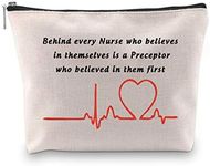 WCGXKO Nurse Preceptor Gift Nurse Graduation Gift for Nurse Preceptor Zipper Pouch Cosmetics Bag (Behind Every Nurse CA)