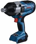 Bosch PROFACTOR GDS18V-770N 18V Cordless 3/4 In. Impact Wrench with Friction Ring and Thru-Hole, Battery Not Included , Blue