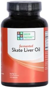 Green Pasture Blue Ice Fermented Skate Liver Oil 120 Count (Pack of 1) Caps (Package may vary)