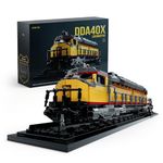 Nifeliz DDA40X Locomotive Building Set with Train Tracks, Collectible Steam Train Building kit Model for Adult Train Lovers, Ideal Gift for Home Décor (1603 PCS, NF10296)