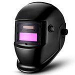 DEKOPRO Auto Darkening Solar Welding Helmet ARC TIG MIG Weld Welder Lens Grinding Mask New Black Design