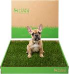 DoggieLawn Real Grass Puppy Pee Pads - Potty Training Pads for Dogs & Puppies - Indoor Grass Dog Potty for Apartments & Bad Weather - Natural Living Grass - Large 24 x 24 Inches - Made in USA