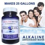 Alkaline Healthy Water Real pH 9.0  Immune Booster 25 Gallon Certified ALKAVITA