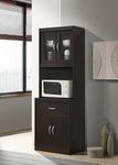 DeckUp Zeus Engineered Wood Kitchen Cabinet and Storage Unit (Dark Wenge, Matte Finish)