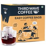 THIRD WAVE COFFEE Vienna Roast, Easy Coffee Bags, Dark Roast, Arabica Coffee, Ground Coffee, Pack of 10 Bags