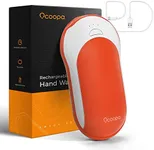 OCOOPA Quick Charge Hand Warmers Rechargeable, 10000 mAh Electric Hand Warmer Power Bank PD, 15hrs Lasting Heat, 3 Levels, Perfect Outdoor Heater for Camping, Hunting, Golf Gifts