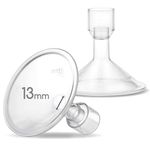 Maymom Myfit 13Mm Shields Compatible with Medela Breast Pump- Personalfit, Freestyle, Harmony, Maxi Connector; Connect to Widemouth/Narrow Connector, Personalfit/Freestyle Flex Connector; 2Pcs