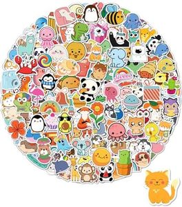 Gojmzo 600 PCS Stickers for Kids, Cute Water Bottle Stickers, Vinyl Waterproof Stickers for Laptop Skateboard Phone Computer Hydroflask, Cute Kawaii Animal Sticker Pack for Kids Teens Girls
